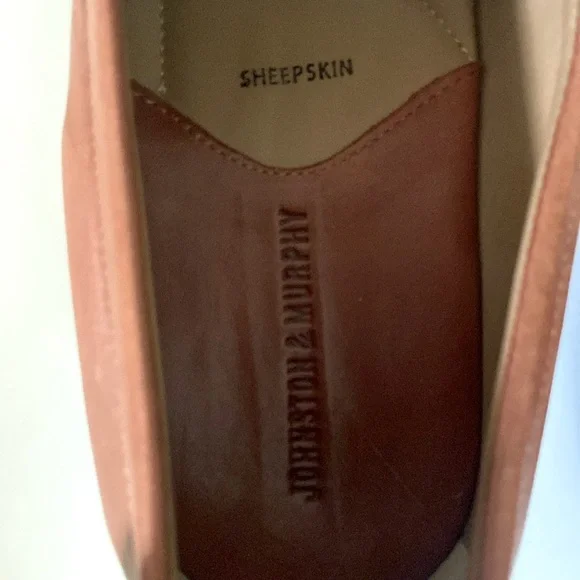 Cresswell Venetian Johnston & Murphy Sheepskin Loafers Men’s Size 10 - Picture 4 of 6